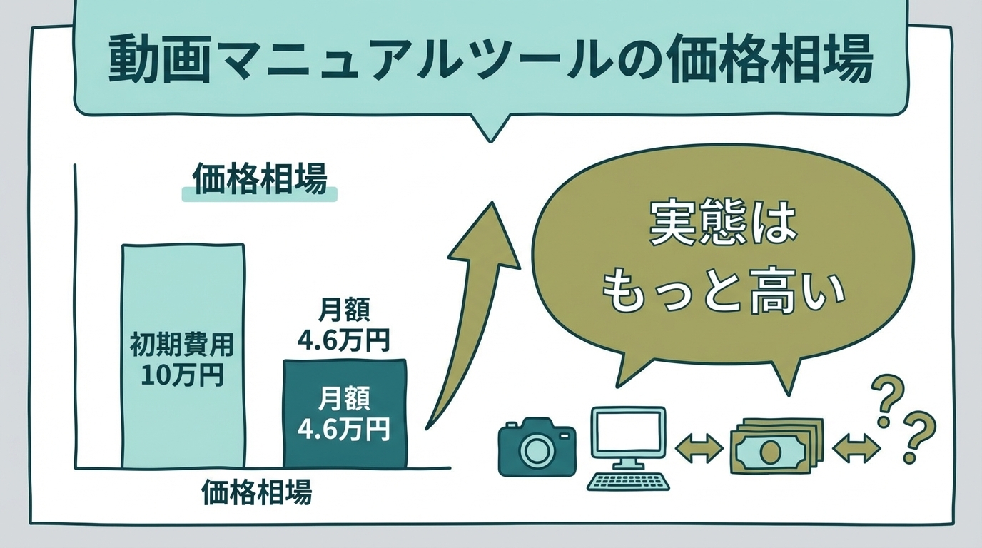 動画マニュアルツールの価格相場