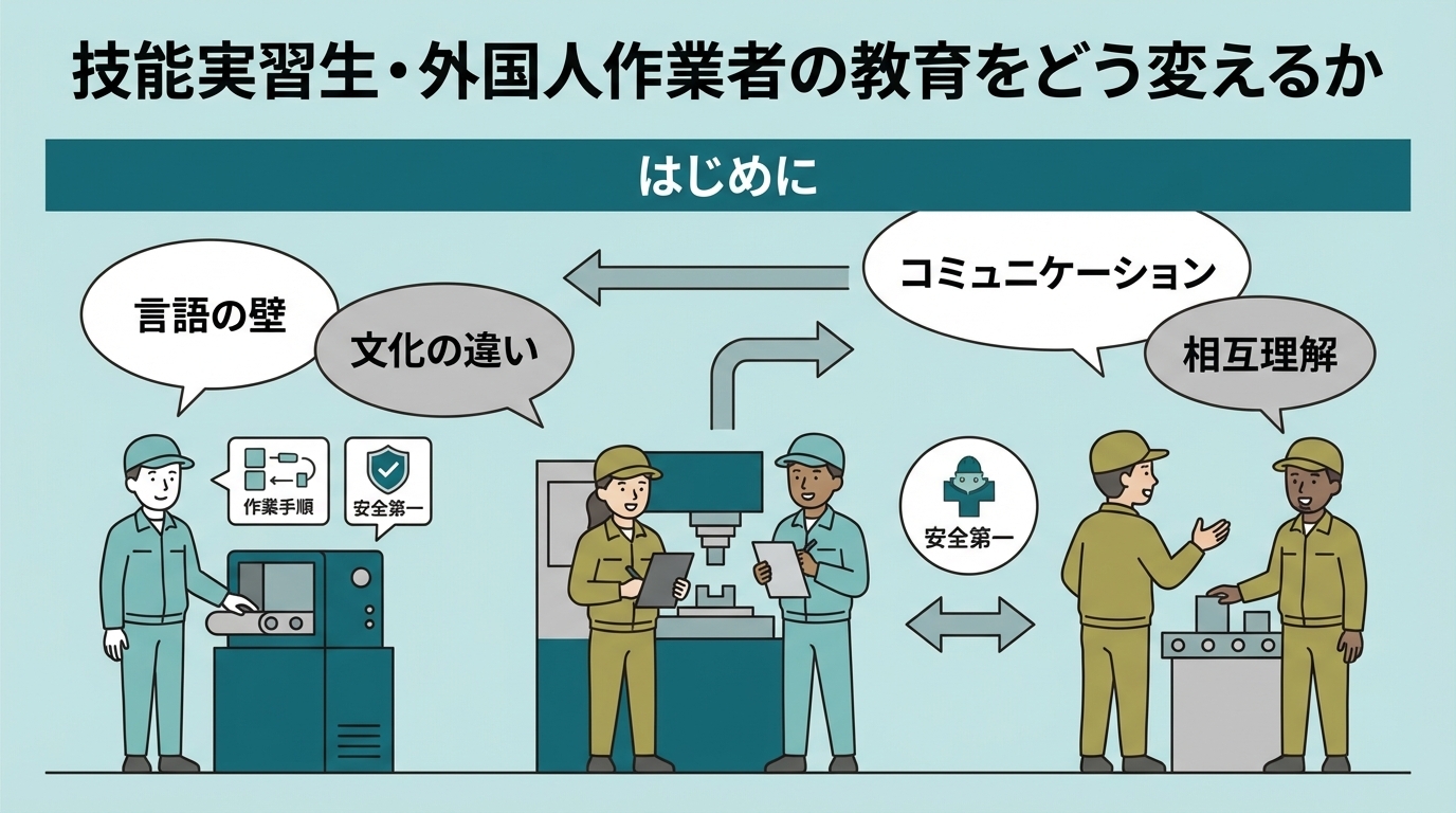 技能実習生・外国人作業者の教育をどう変えるか
