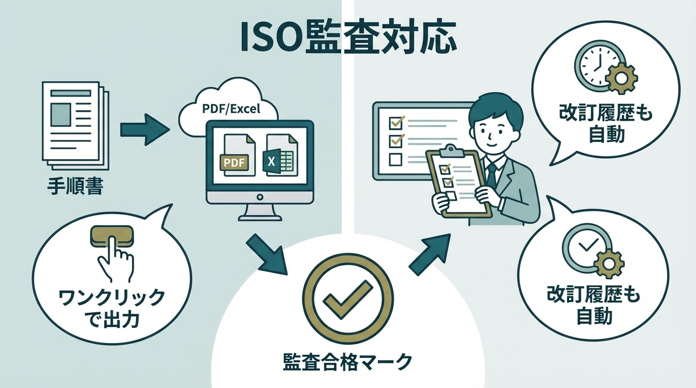 外部監査対応の効率を変える外部出力機能