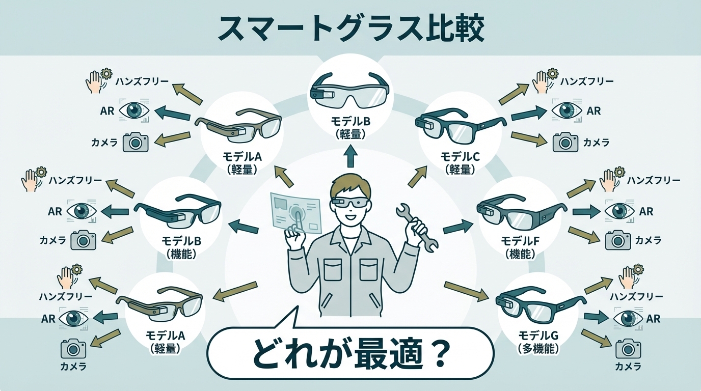 現場支援向けスマートグラス7選