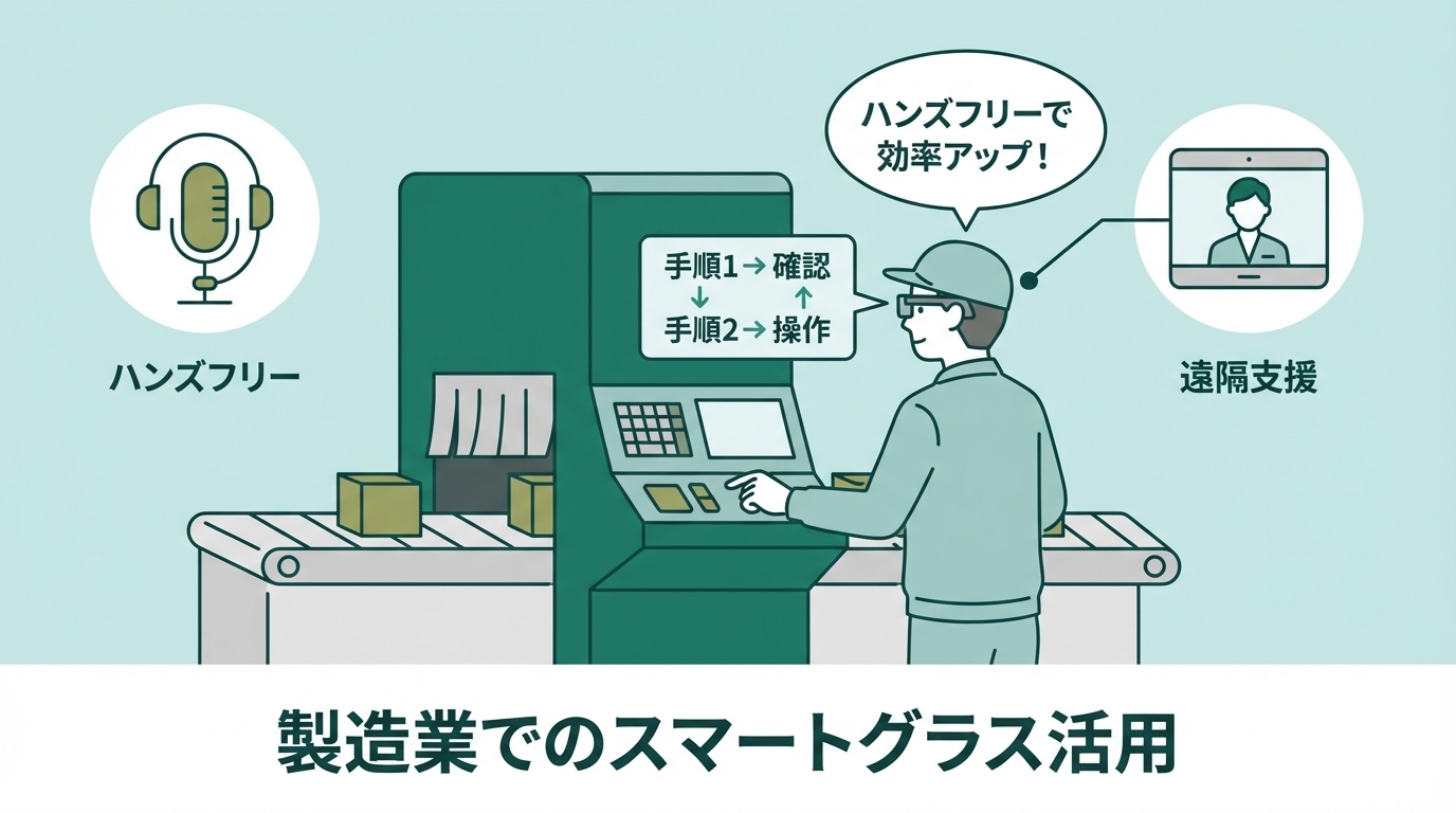 スマートグラスの活用事例【製造業編】