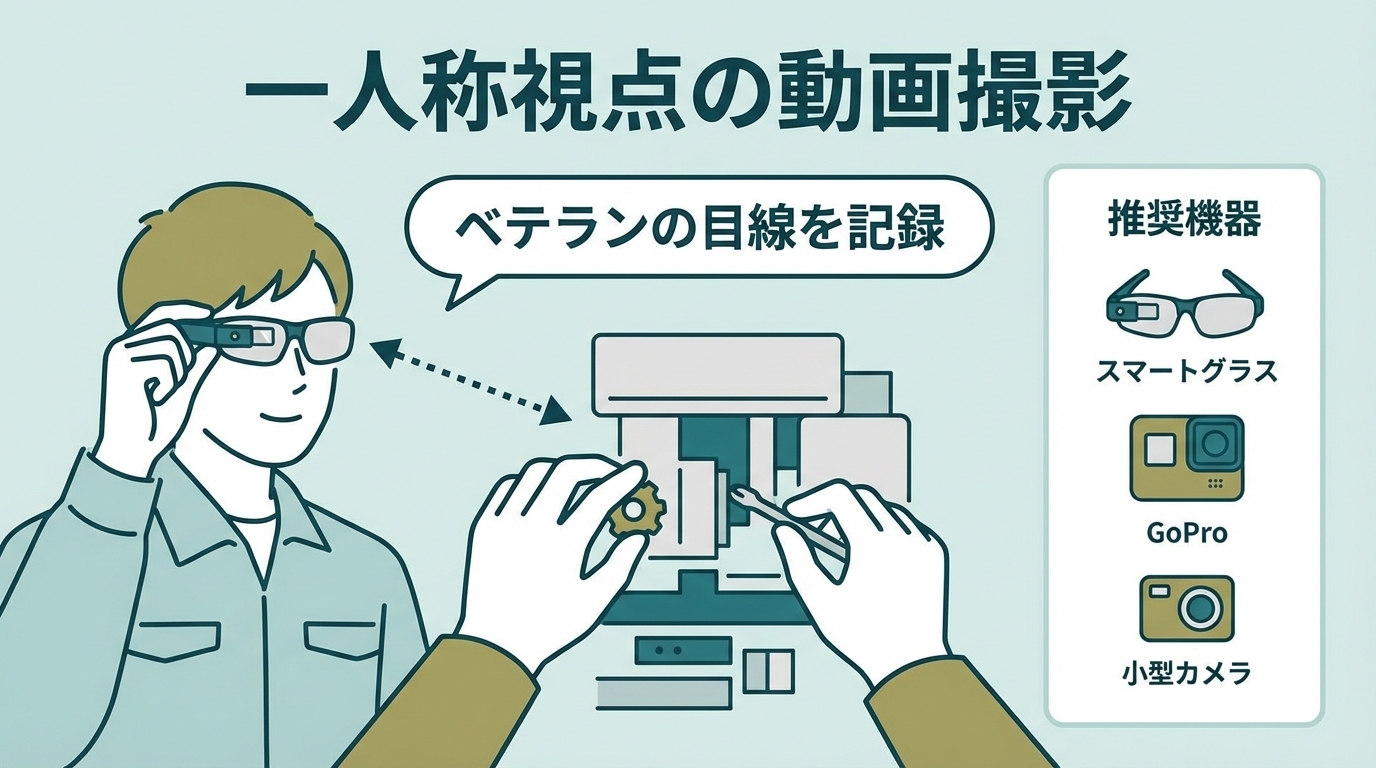 一人称視点動画の撮り方