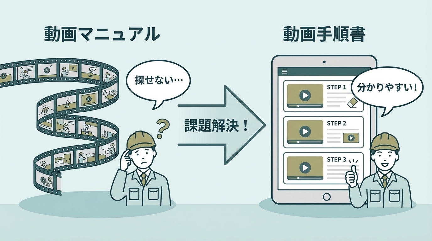 動画手順書とは？動画マニュアルとの違い