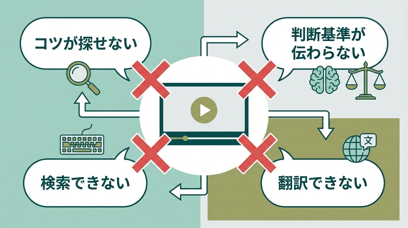 動画だけでは不十分