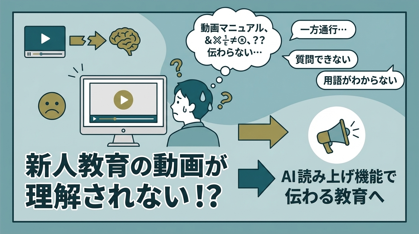 AI読み上げ機能で伝わる教育へ